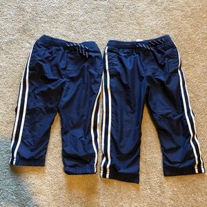 **TWINNING** Carter’s athletic pants 18 & 24mo